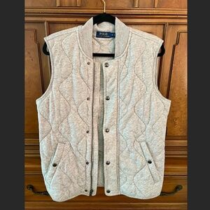 Ralph Lauren Pleated Cotton Vest- Mens